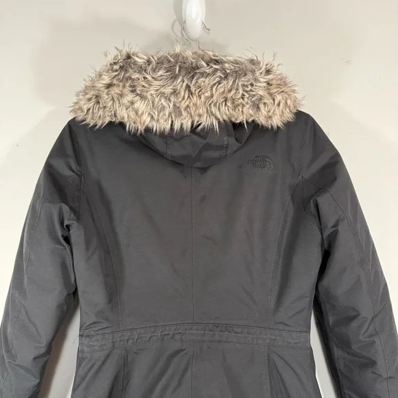 The North Face Mauna Kea Goose Down Jacket Women’s Size Small Black Hooded Parka - Picture 15 of 16